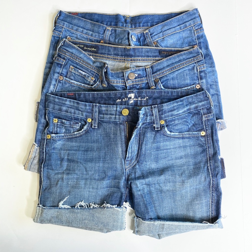 7 for all mankind citizens of humanity denim short